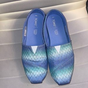 Toms WOMENS mermaid slip on shoes